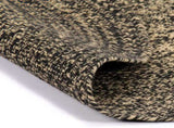 Handmade Rug Jute Black and Brown 210 cm 343621