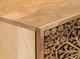 Bedside Cabinet 40x33x46 cm Solid Wood Mango 358208
