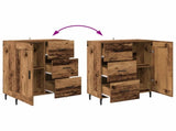 Sideboard Old Wood 69.5 x 34 x 90 cm Engineered Wood and Iron 881636