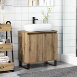 Bathroom Cabinet Artisan Oak 58x33x60 cm Engineered Wood 857221