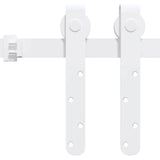 Mini Sliding Cabinet Door Kit Carbon Steel White 183 cm 151690