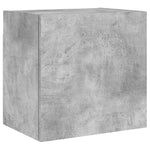 5 Piece TV Wall Units Concrete Grey Engineered Wood 3216460