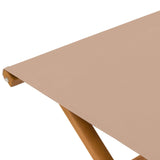 Deck Chair 2 pcs Solid Eucalyptus Wood Taupe 42024900