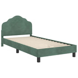 Children's Bed Frame with Headboard Sea Green 80 x 200 cm 42010948