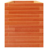 Garden Planter Wax Brown 110x40x49.5 cm Solid Wood Pine 3282561