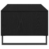 Coffee Table Black Oak 90 x 50 x 36.5 cm Engineered Wood 862964