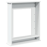 Fireplace Surround White 75x20x87.5 cm Engineered Wood 854580