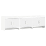 TV Cabinet 168 x 33 x 47 cm White Engineered Wood 8011203