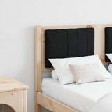 Upholstered Headboard Brown 120 cm Solid Pine Wood 879076