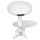 ZNTS Side Table Round Aluminium Silver 243513