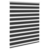 Zebra Blind 140 x 175 cm Black 240224
