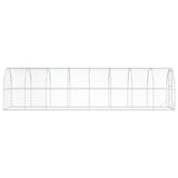 Chicken Coop Silver 800 x 200 x 200 cm Galvanised Steel 3434678