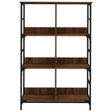 Bookshelf Brown Oak 78.5x33x117.5 cm Engineered Wood 835253