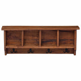 Hanger Brown 70 x 11 x 27 cm Solid Mahogany Wood 42012381