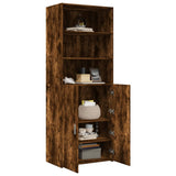 Highboard Smoked Oak 70x42,5x185 cm Engineered Wood 3281375