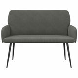 2 Seater Sofa with Metal Legs 2-Seater Dark Grey 42051044