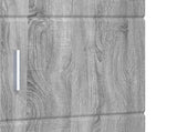 Bathroom Cabinet Set TULUM Grey Sonoma 37 x 31.5 x 203 cm 880357