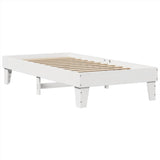 Bed Frame without Mattress White 90x190 cm Solid Wood Pine 855377