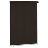 Outdoor Roller Blind 160x230 cm Brown HDPE 312983