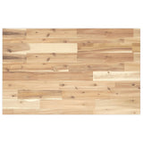 Basin Shelf Wall Mounted Steel and Solid Wood Acacia 3302784