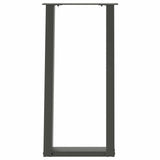 ZNTS Console Table Legs U-Shaped 2 pcs Anthracite 28x cm Steel 4012778