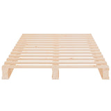 Pallet Bed without Mattress Single Solid Wood 821422