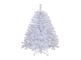 4 FT Pre-lit Artificial Christmas Tree, Hinged Xmas Pine Tree with 346 Branch Tips, 140 Lights and 28937358