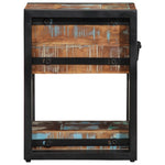 ZNTS Nightstands 2 pcs 40x40x40 cm Solid Reclaimed Wood 4016709