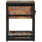 ZNTS Nightstands 2 pcs 40x40x40 cm Solid Reclaimed Wood 4016709
