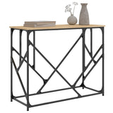 Console Table Sonoma Oak 100x40x80 cm Engineered Wood 834116