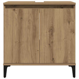 Sink Cabinet Artisan Oak 58x33x60 cm Engineered Wood 857115