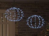 Ball 2 pcs Cold white 40 x 40 x 42 cm Metal 192 LEDs 42019118