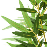 Artificial Bamboo Tree 1288 Leaves 180 cm Green 358970