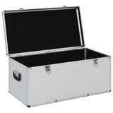 Storage Cases 3 pcs Silver Aluminium 91852