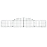 Arched Gabion Baskets 13 pcs 300x50x40/60 cm Galvanised Iron 3146658