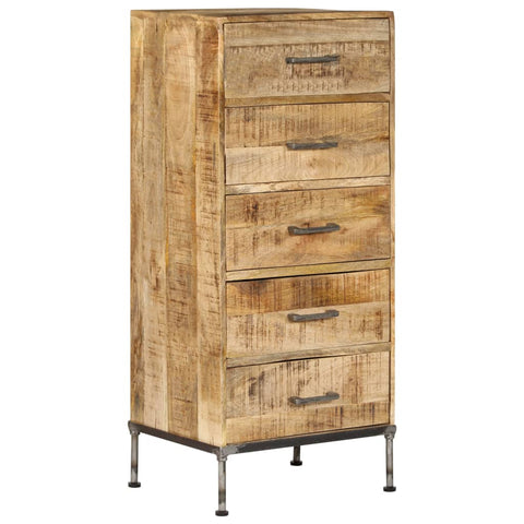 Chest of Drawers 45x35x106 cm Solid Mango Wood 247806