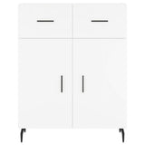 Highboard White 69.5x34x180 cm Engineered Wood 3200529