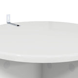Plant Stand 2 pcs High Gloss White 40 x 100 cm Engineered Wood 899694