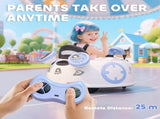 Hello Kitty Kids Ride on Bumper Car with Remote Control, Two Joysticks, Music, Lights, Safety Belt, T3398P378937