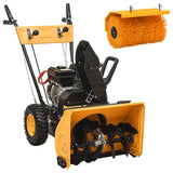 Petrol-powered 2-in-1 Snow Thrower and Sweeper 6.5HP 152161