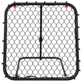 Football Rebounder Adjustable Black 84x73x60-80 cm Steel 4007968
