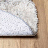 Shaggy Rug High Pile NAVARRA Silver Grey 300x200 cm Polyester 4102940