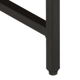 Nesting Coffee Tables 3 pcs Solid Rough Mango Wood and Iron 372732