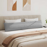 Sofa Pillows 2 pcs Cloud Grey 200 x 40 cm Fabric 42013881
