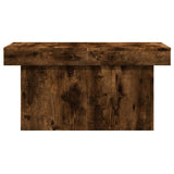 ZNTS Coffee Table Smoked Oak 80x55x40 cm Engineered Wood 840867