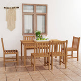 Garden Dining Set Warm Teak Solid Teak Wood Durable 3059934