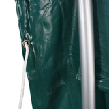 Livestock Tent PVC 3,7x3,7 m Green 3056433