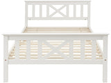 Wooden Bed Frame with Drawers Single Storage Bed Solid Pine Wood,3FT Guest Bed For Adults, Kids, WF292375AAW