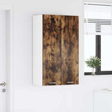 Hanging Cabinet Smoked Oak 60 x 31 x 100 cm Engineered Wood 884358