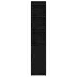 Highboard Black Oak 37.5x35x180 cm Engineered Wood 861671